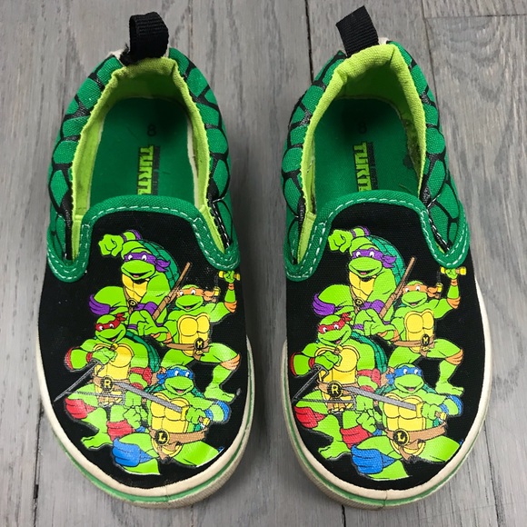 ninja turtle slip on shoes